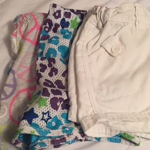 Three pairs of 7/8 shorts